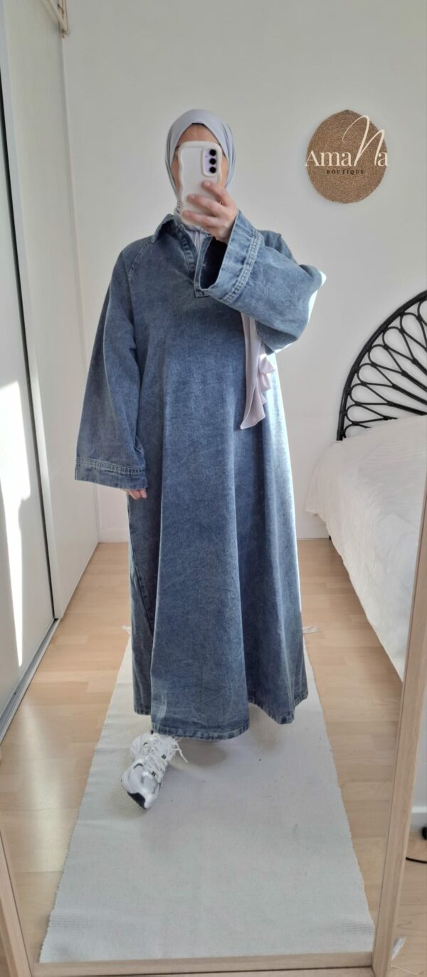 Robe JEANS bleu délavé