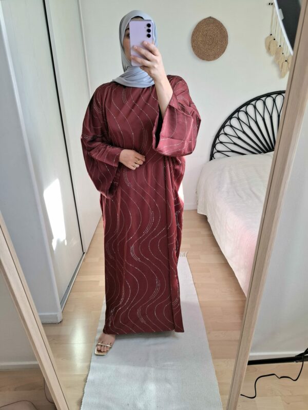 Robe SAFIA bordeaux