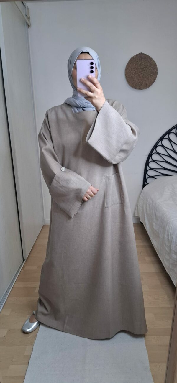 Abaya LINA taupe