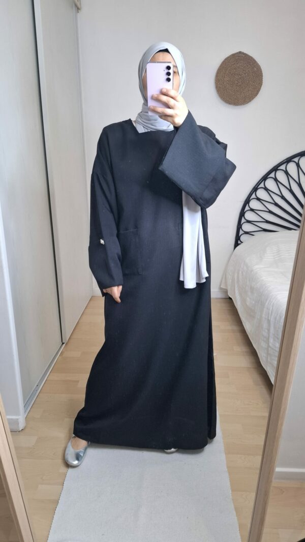 Abaya LINA noir