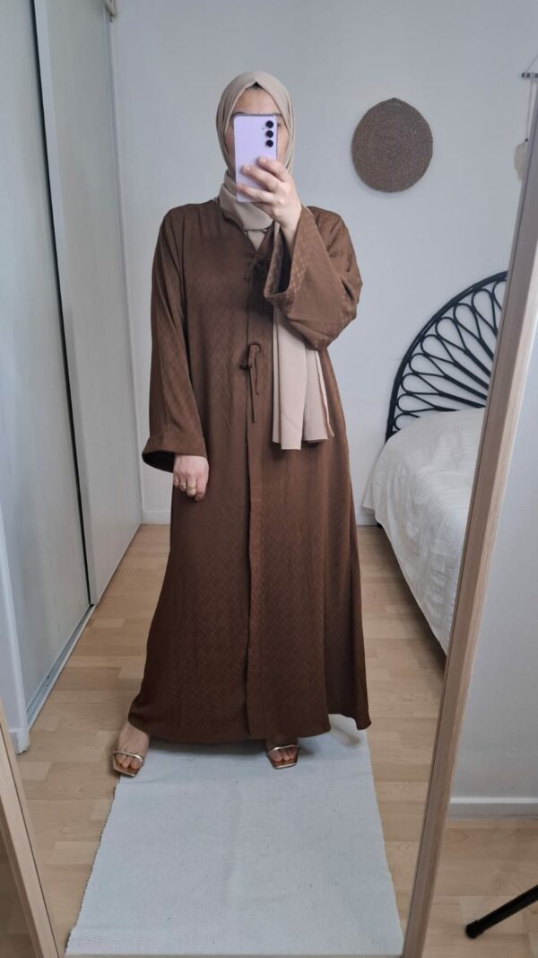 Abaya MINA marron