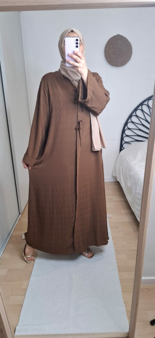 Abaya MINA marron – Image 4