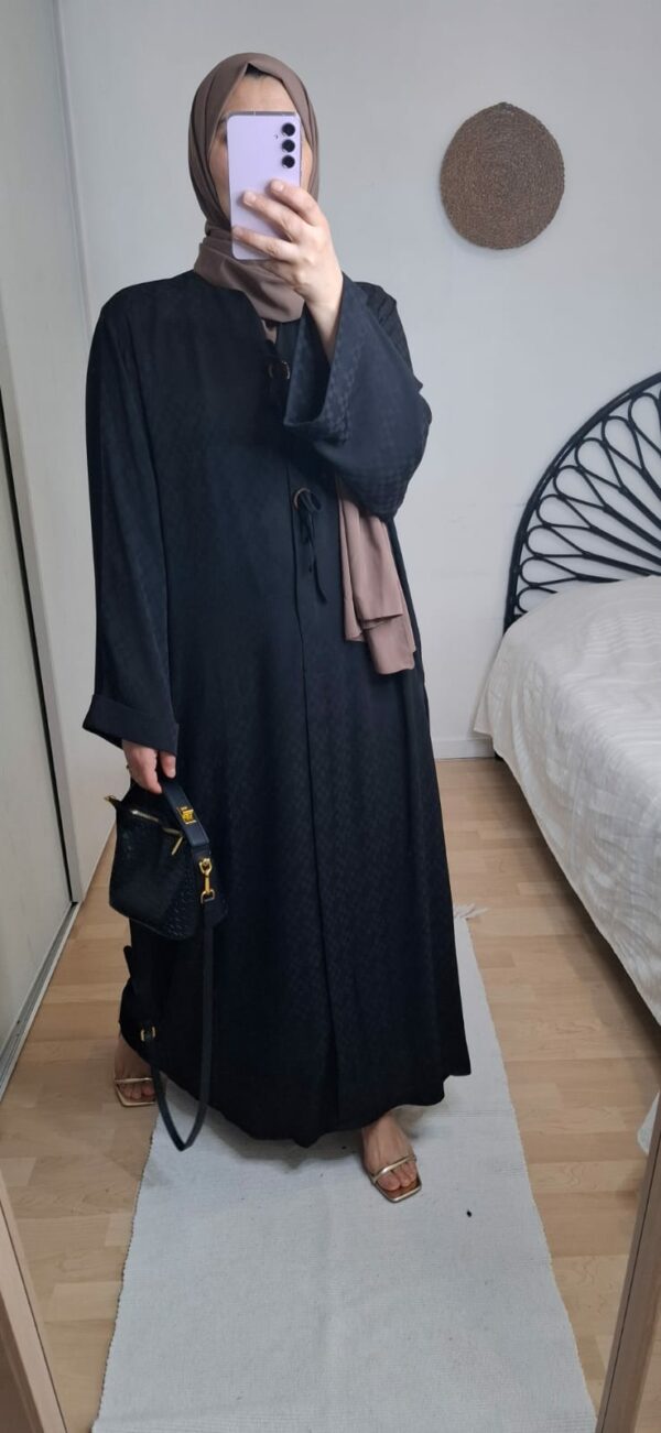 Abaya MINA noir – Image 4