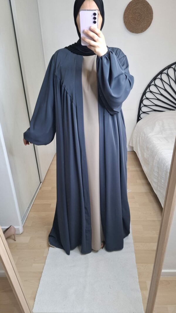 Kimono LEILA gris-bleu – Image 3